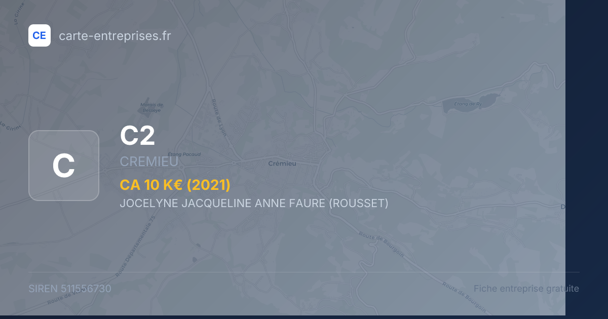 C2 — 511556730 — fiche entreprise