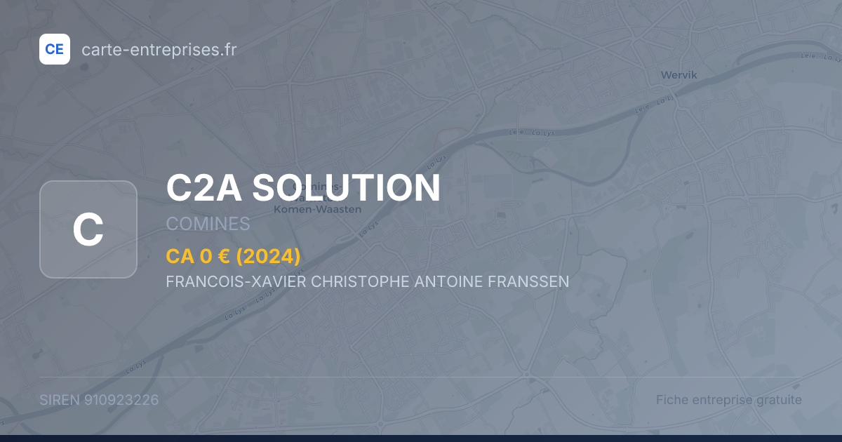 C2A SOLUTION — 910923226 — fiche entreprise