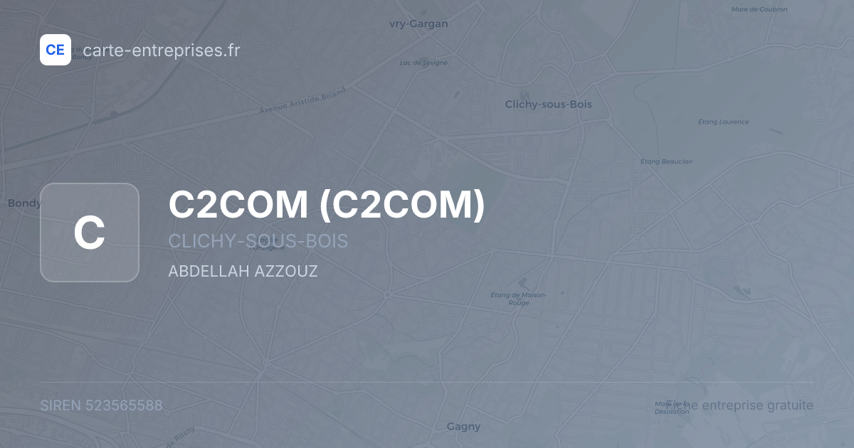 C2COM — 523565588 — fiche entreprise