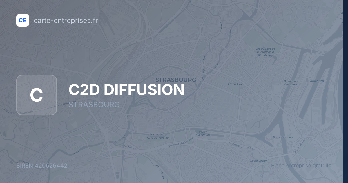 C2D DIFFUSION — 420626442 — fiche entreprise