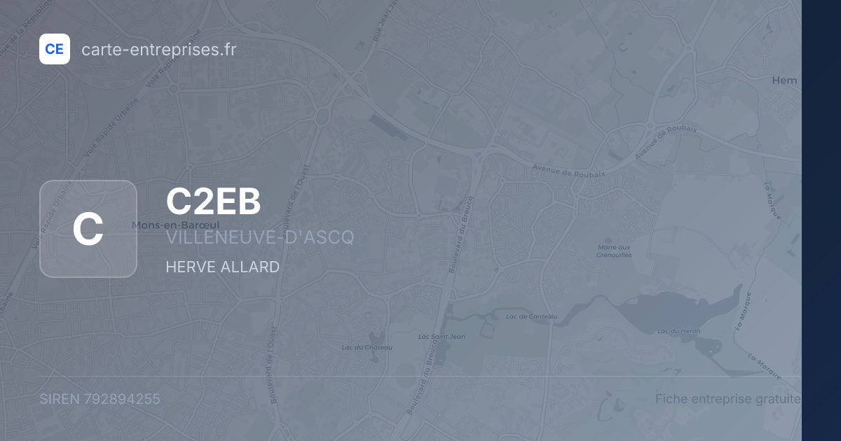 C2EB — 792894255 — fiche entreprise