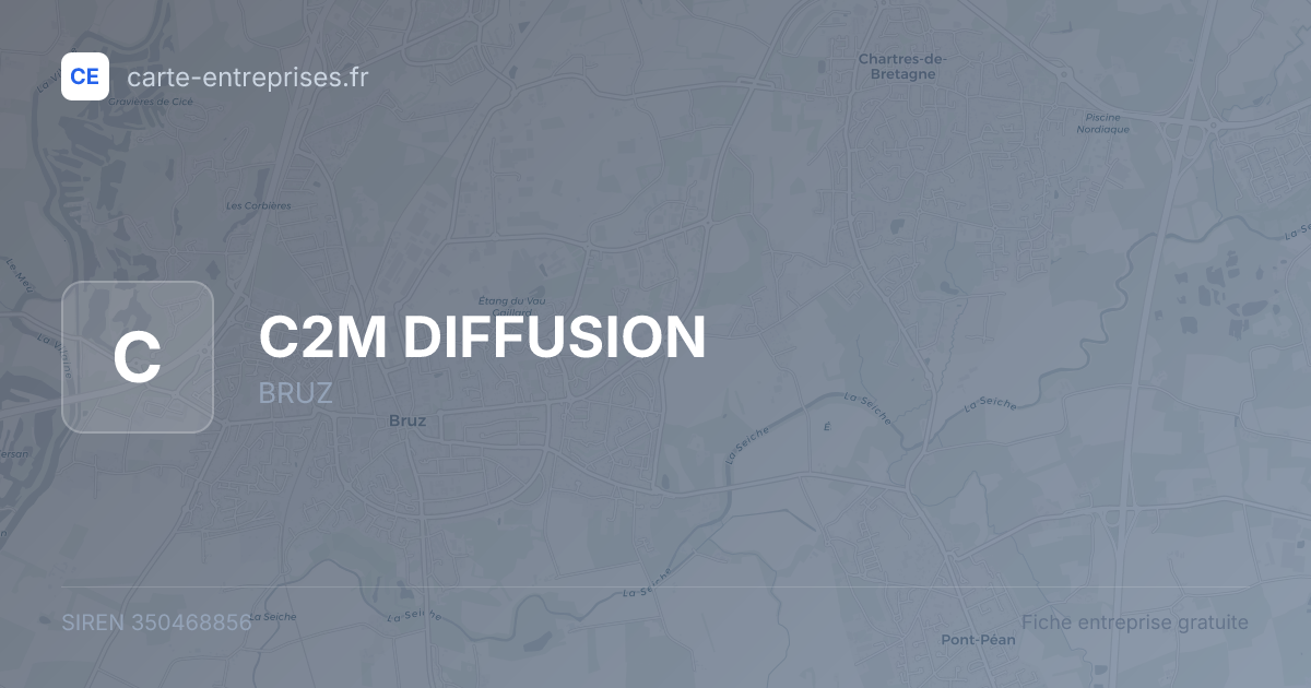 C2M DIFFUSION — 350468856 — fiche entreprise