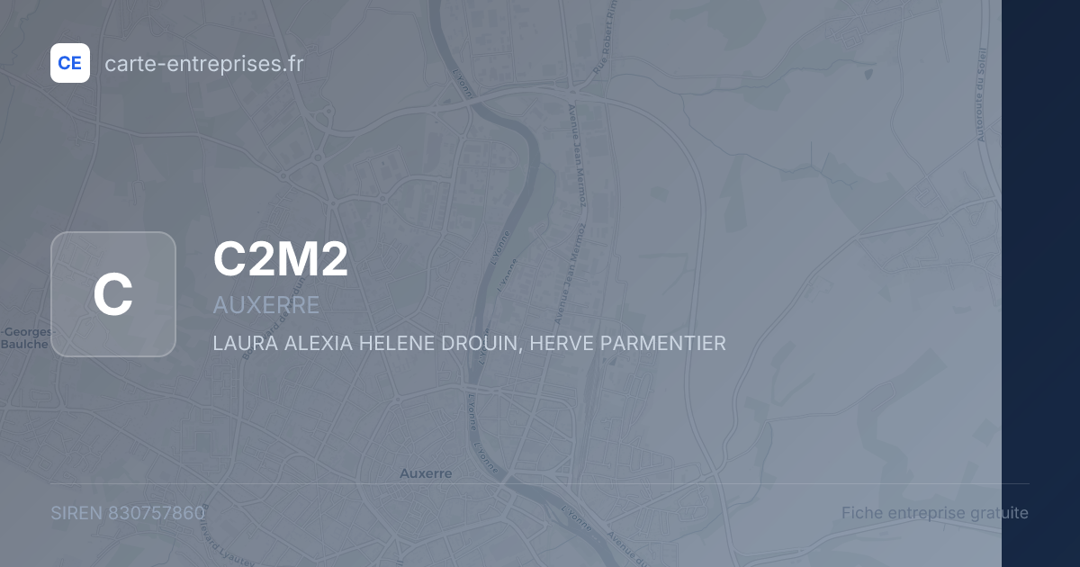 C2M2 — 830757860 — fiche entreprise