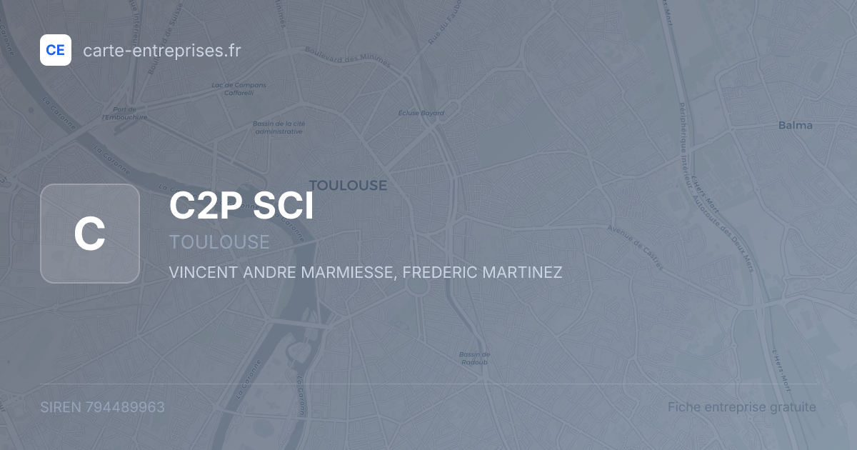 C2P SCI — 794489963 — fiche entreprise