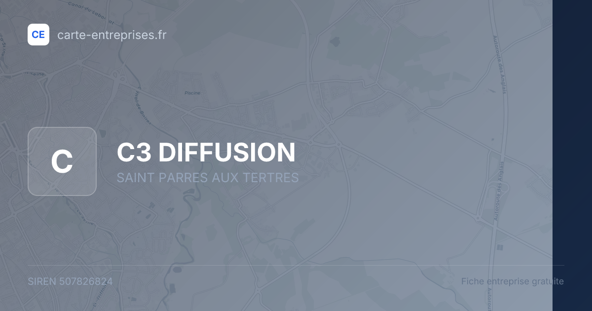 C3 DIFFUSION — 507826824 — fiche entreprise