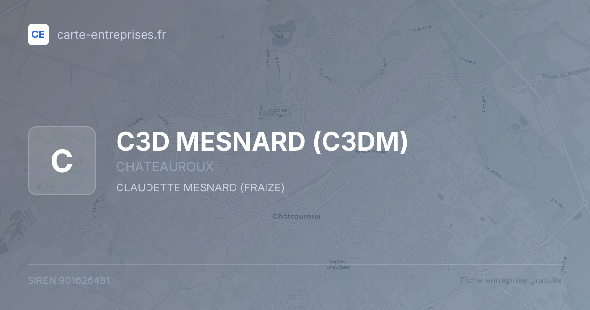 C3D MESNARD (C3DM) — 901626481 — fiche entreprise