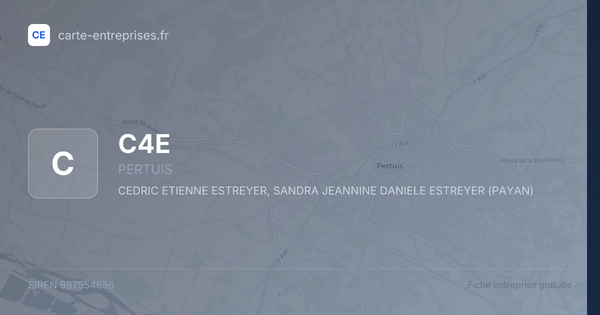 C4E — 987554656 — fiche entreprise