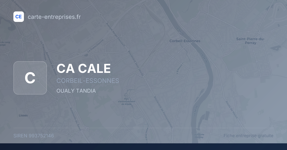 CA CALE — 993752146 — fiche entreprise
