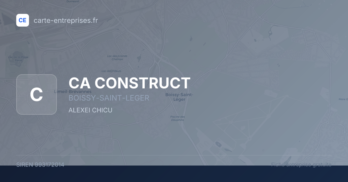 CA CONSTRUCT — 993172014 — fiche entreprise