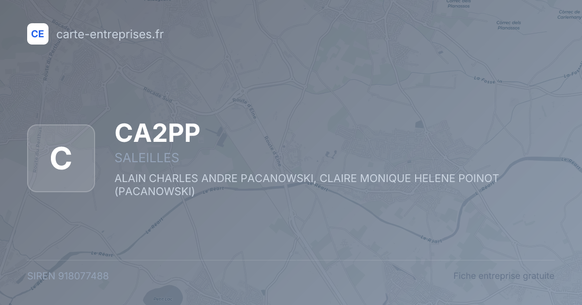CA2PP — 918077488 — fiche entreprise
