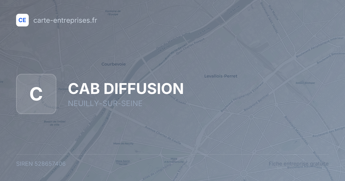 CAB DIFFUSION — 528657406 — fiche entreprise