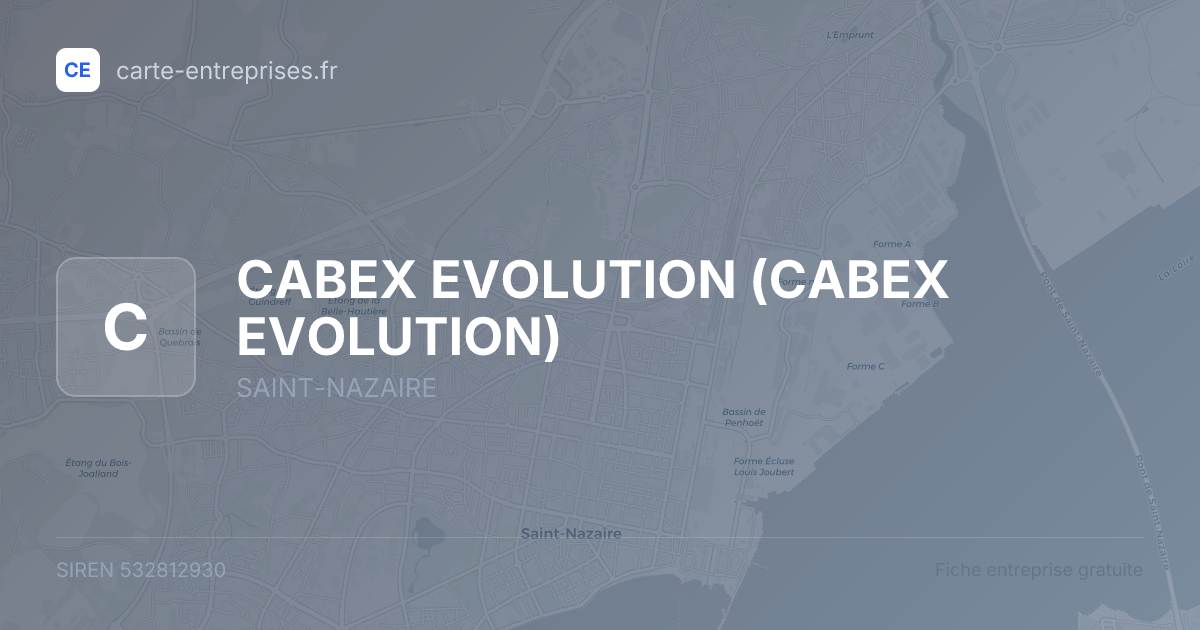 CABEX EVOLUTION — 532812930 — fiche entreprise