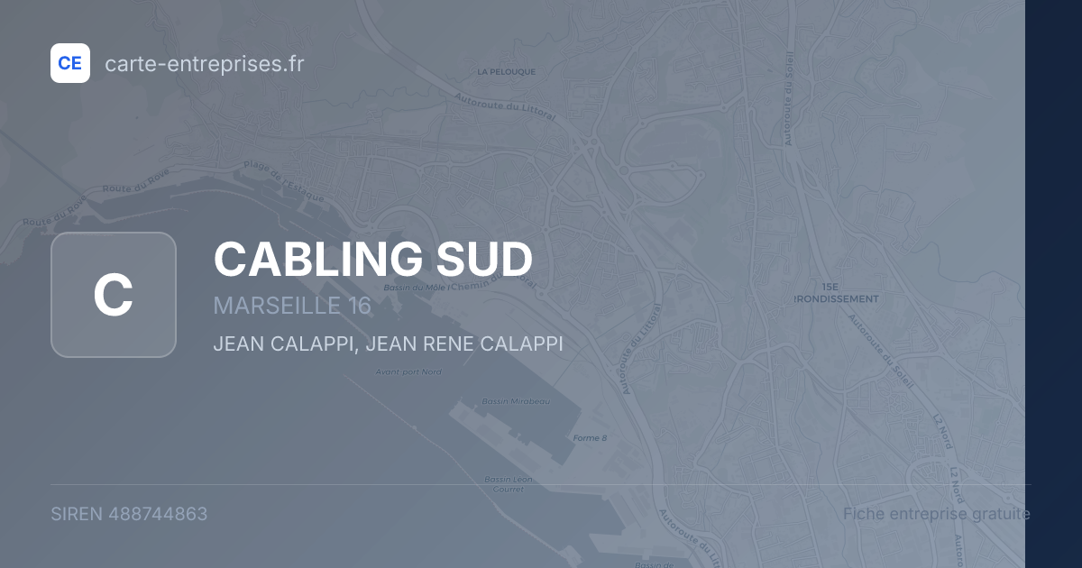 CABLING SUD — 488744863 — fiche entreprise