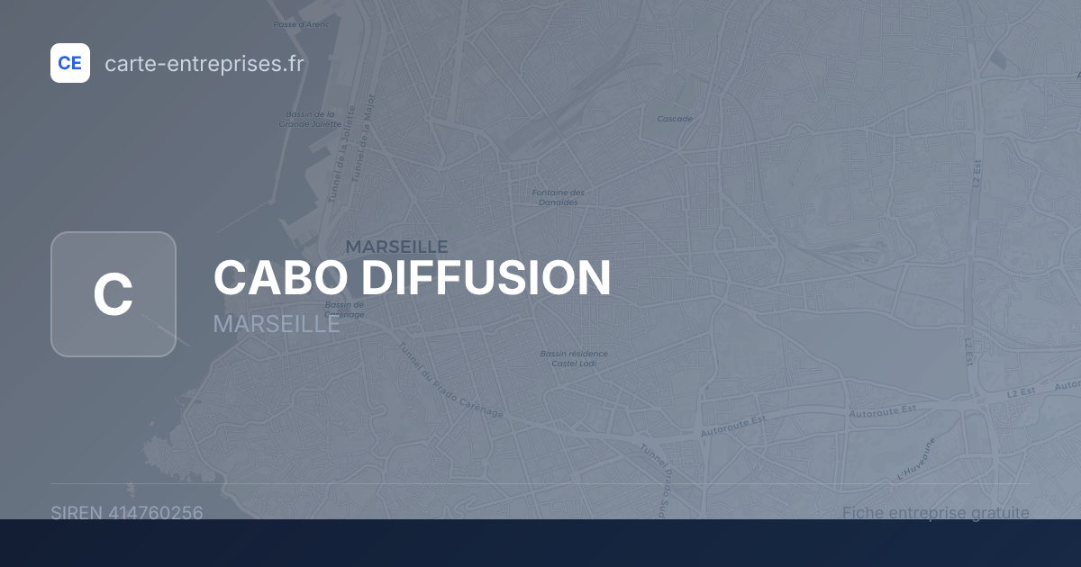 CABO DIFFUSION — 414760256 — fiche entreprise