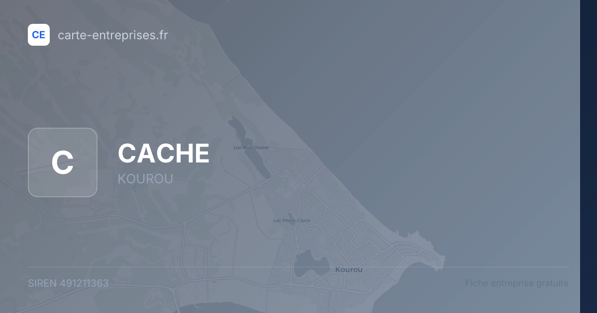 CACHE — 491211363 — fiche entreprise