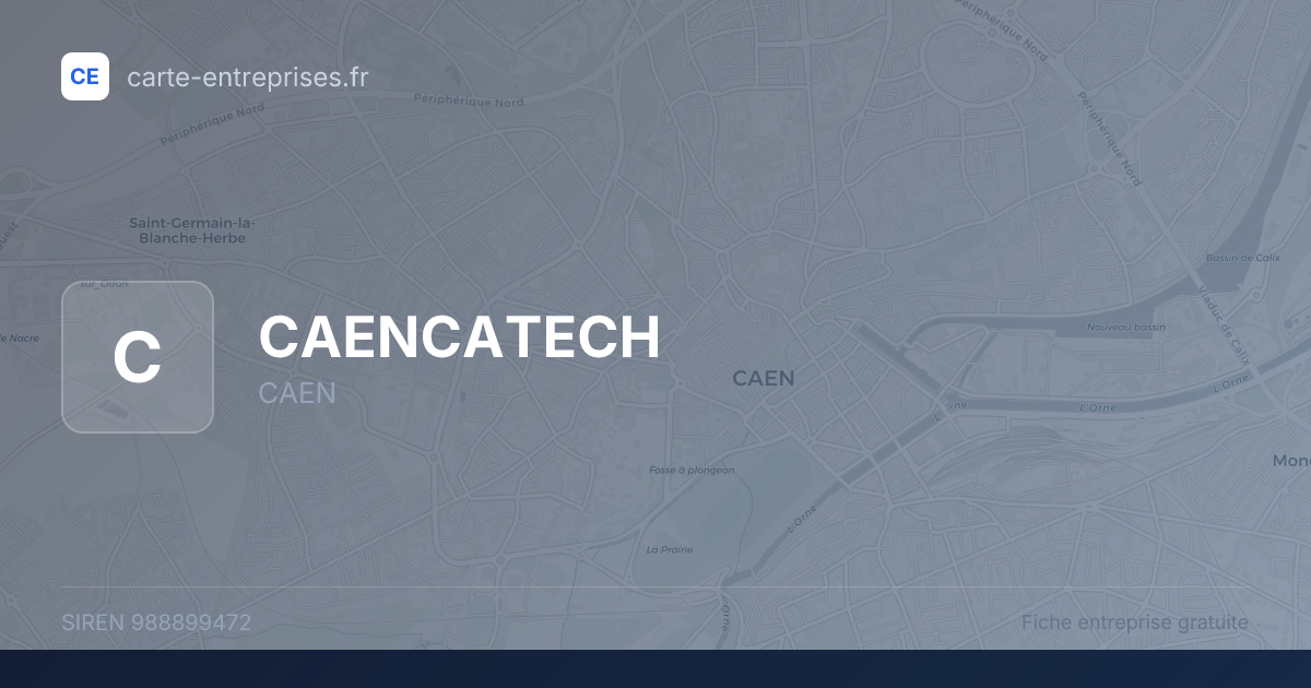 CAENCATECH — 988899472 — fiche entreprise