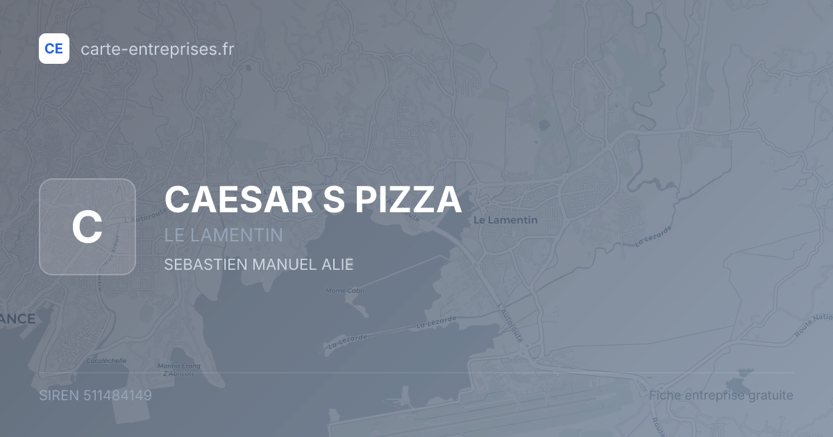 CAESAR S PIZZA — 511484149 — fiche entreprise