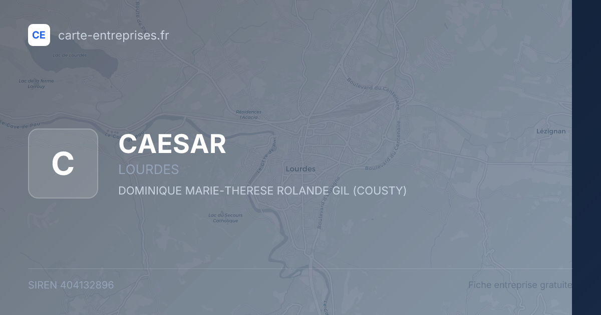 CAESAR — 404132896 — fiche entreprise