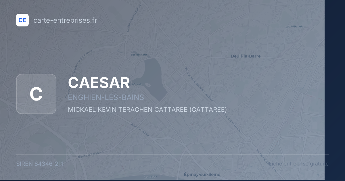 CAESAR — 843461211 — fiche entreprise