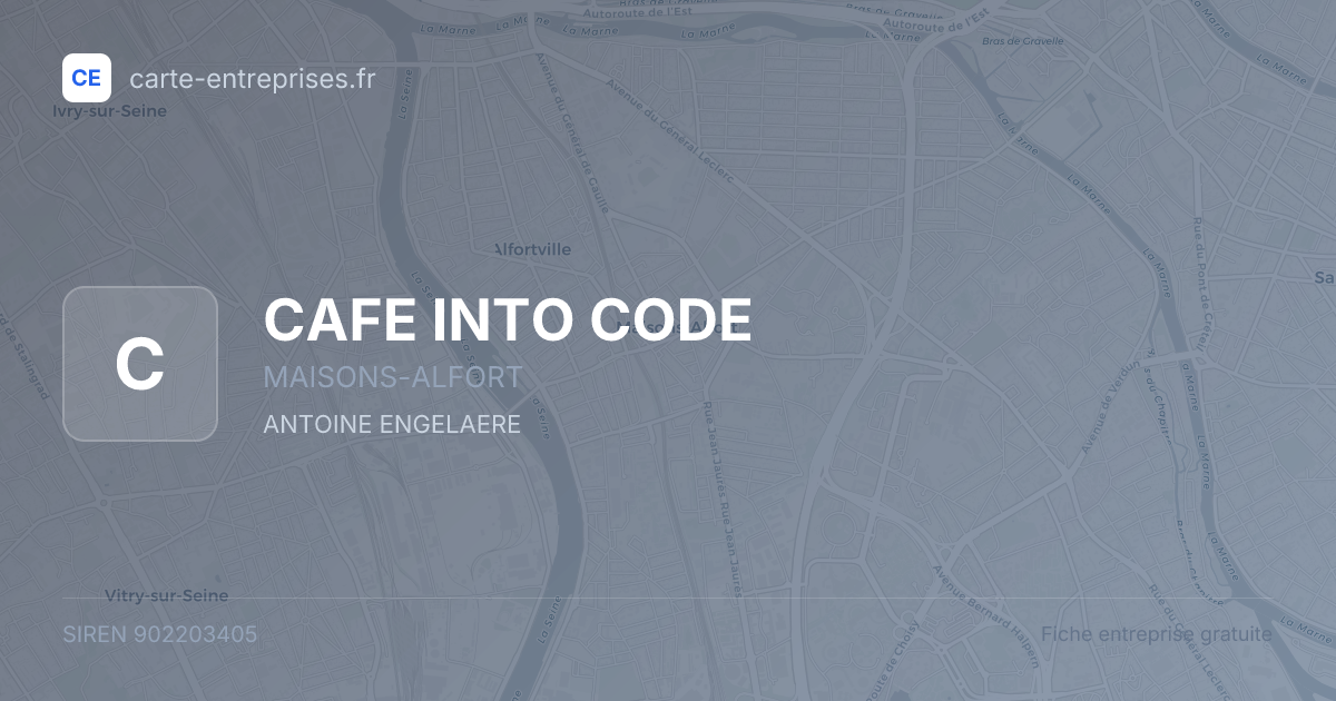 CAFE INTO CODE — 902203405 — fiche entreprise