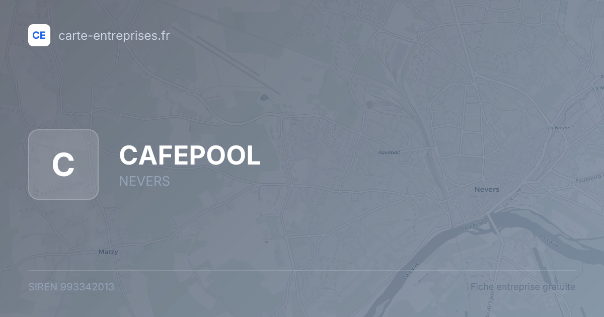 CAFEPOOL — 993342013 — fiche entreprise