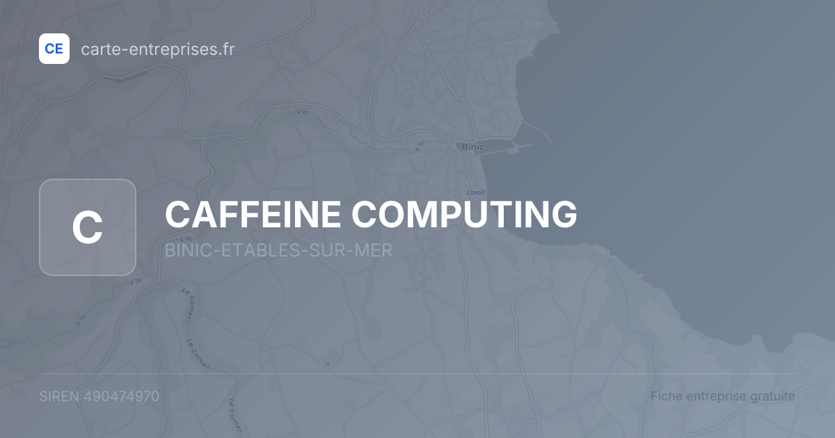 CAFFEINE COMPUTING — 490474970 — fiche entreprise