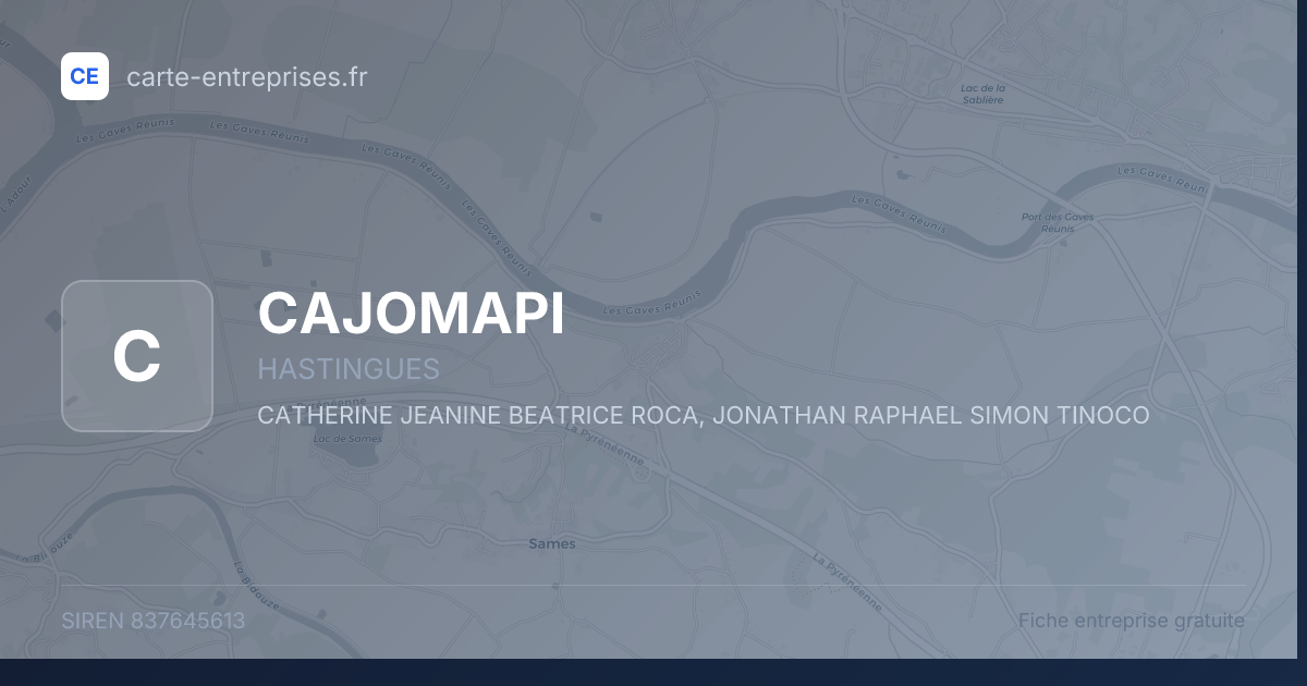 CAJOMAPI — 837645613 — fiche entreprise