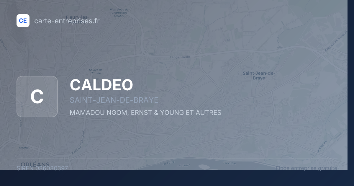 CALDEO — 086080397 — fiche entreprise