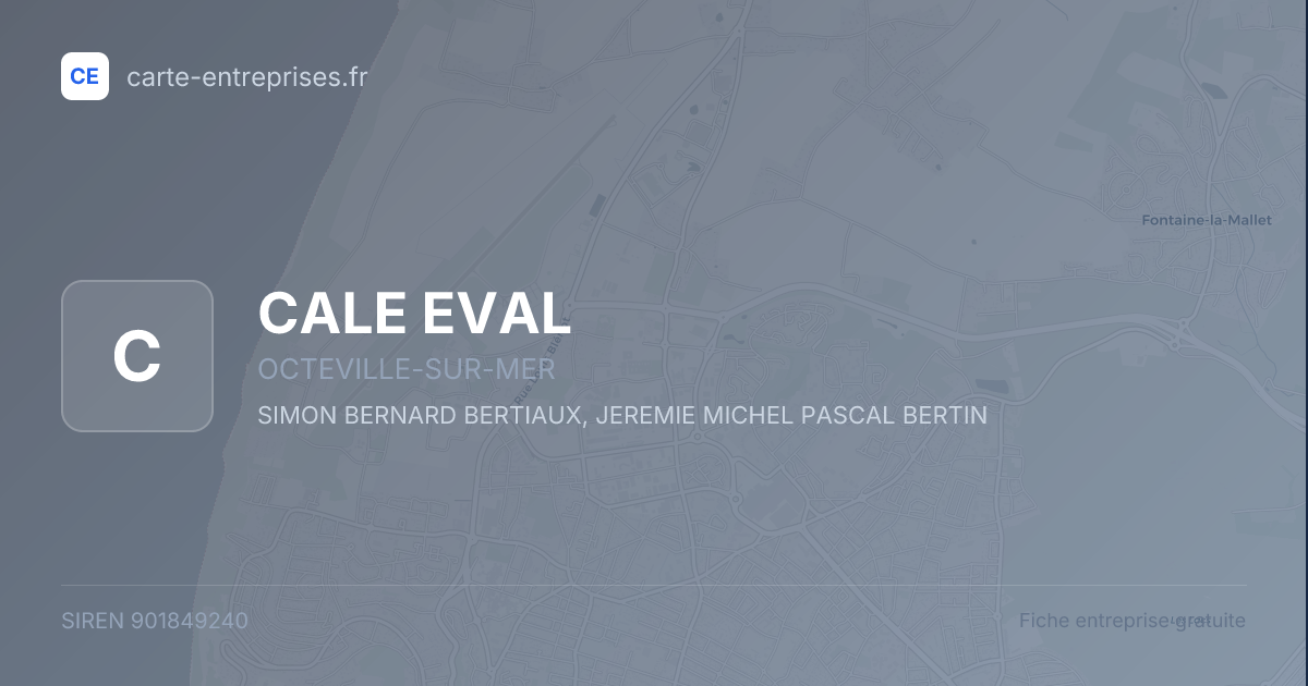 CALE EVAL — 901849240 — fiche entreprise