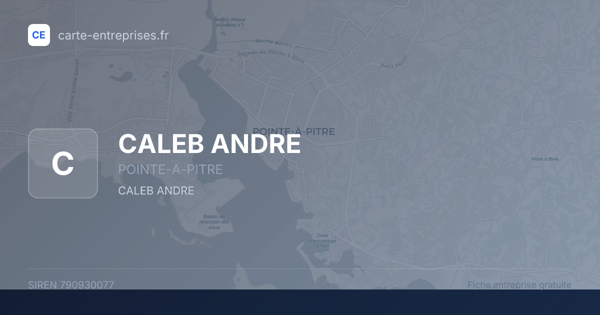 CALEB ANDRE — 790930077 — fiche entreprise