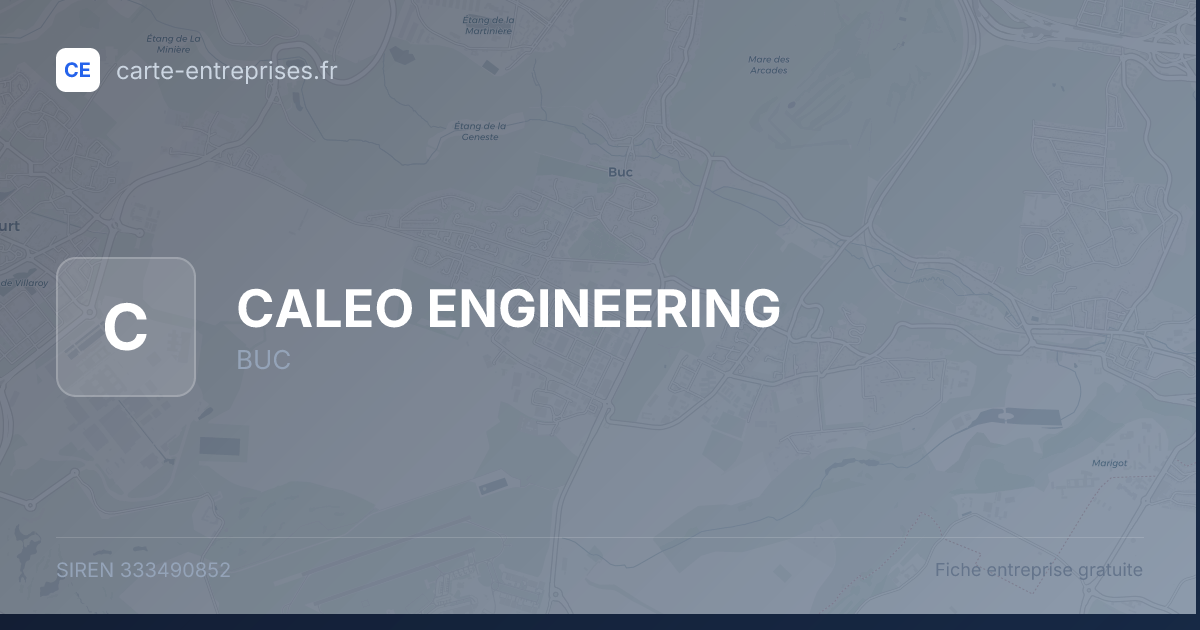 CALEO ENGINEERING — 333490852 — fiche entreprise