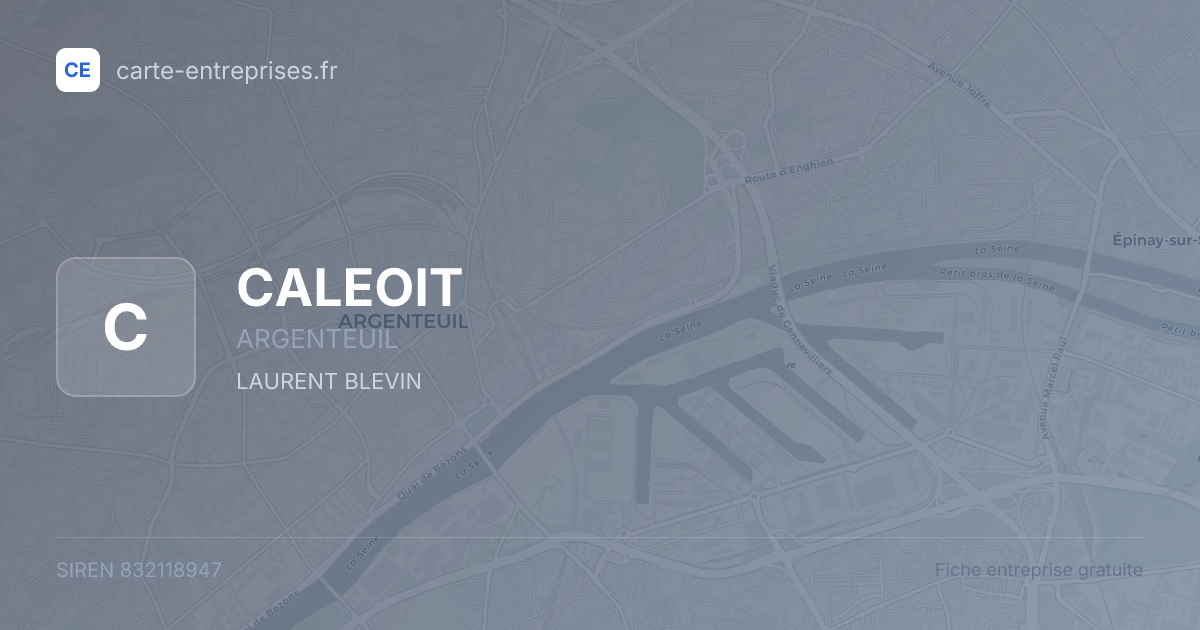 CALEOIT — 832118947 — fiche entreprise
