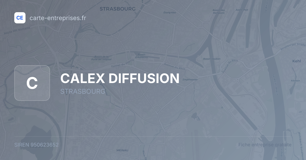 CALEX DIFFUSION — 950623652 — fiche entreprise