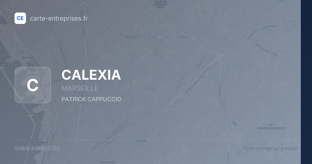 CALEXIA — 834893752 — fiche entreprise