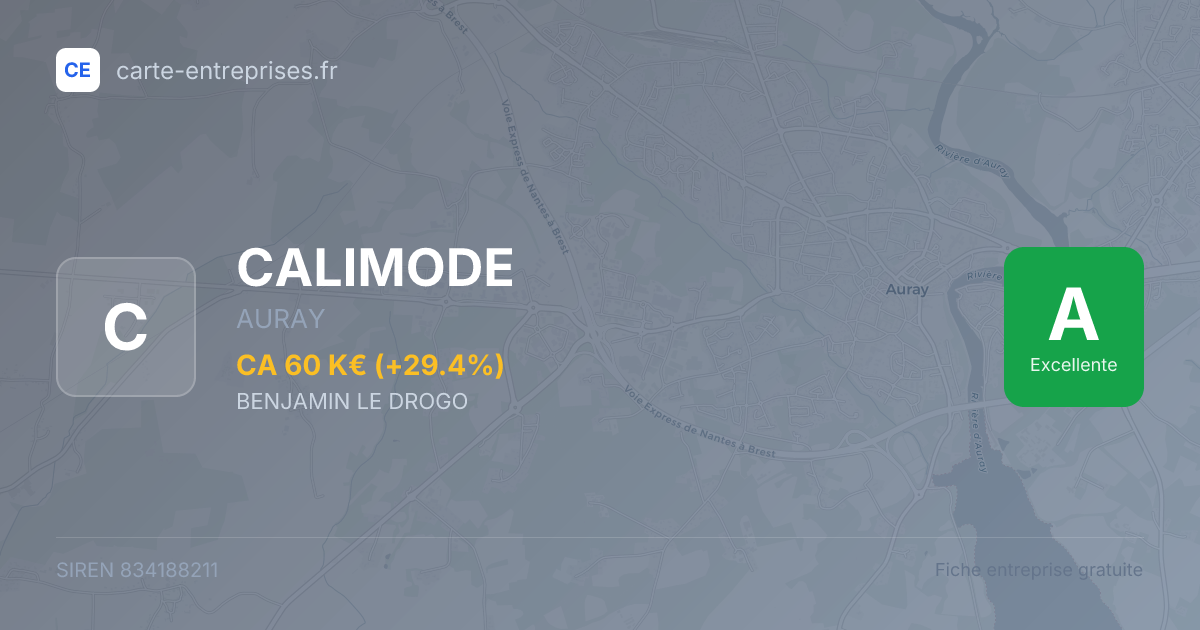 CALIMODE — 834188211 — fiche entreprise