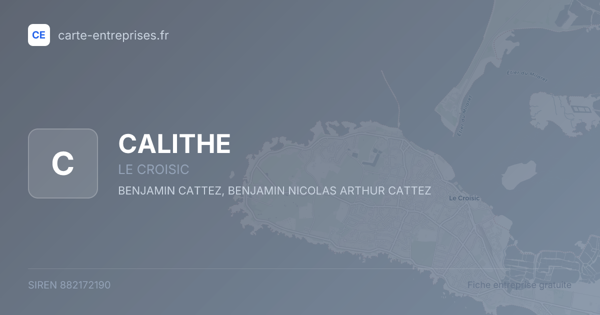 CALITHE — 882172190 — fiche entreprise