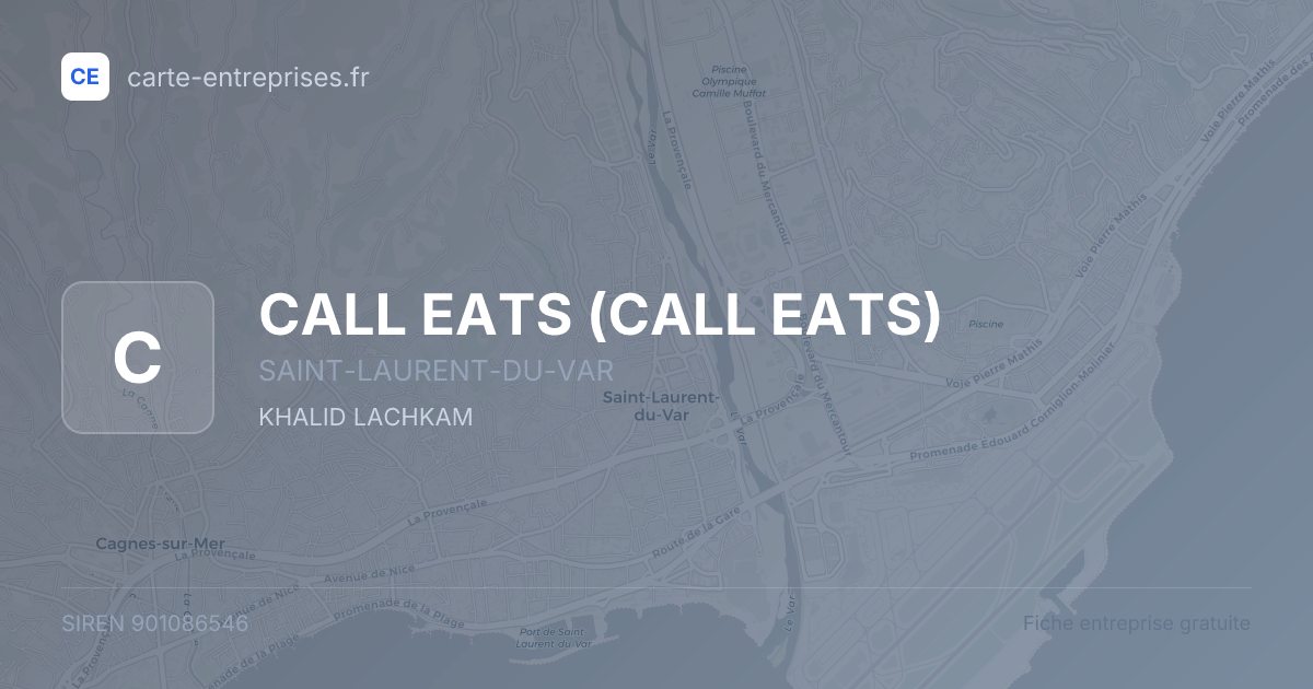 CALL EATS — 901086546 — fiche entreprise