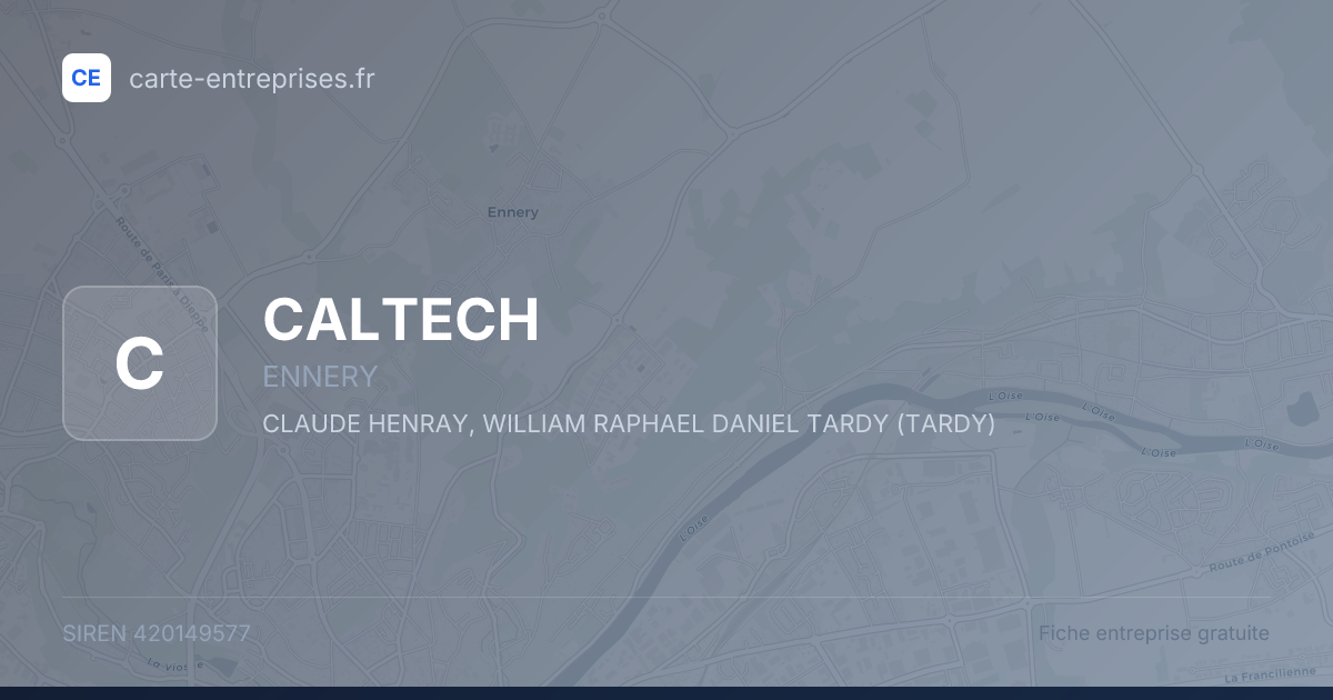 CALTECH — 420149577 — fiche entreprise