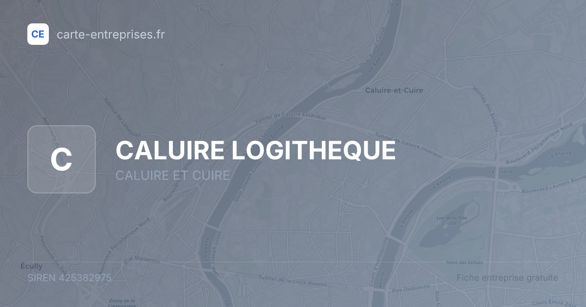 CALUIRE LOGITHEQUE — 425382975 — fiche entreprise
