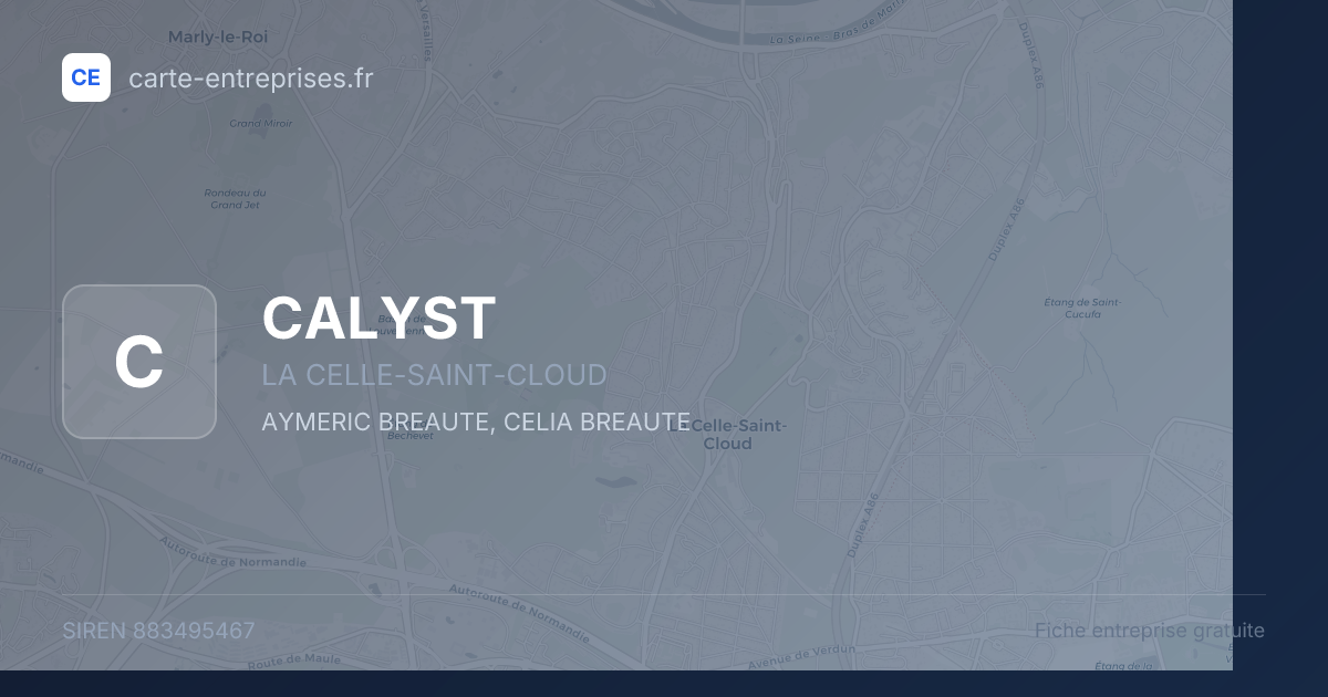 CALYST — 883495467 — fiche entreprise