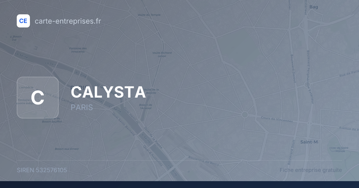 CALYSTA — 532576105 — fiche entreprise