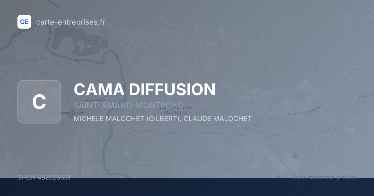 CAMA DIFFUSION — 482525631 — fiche entreprise