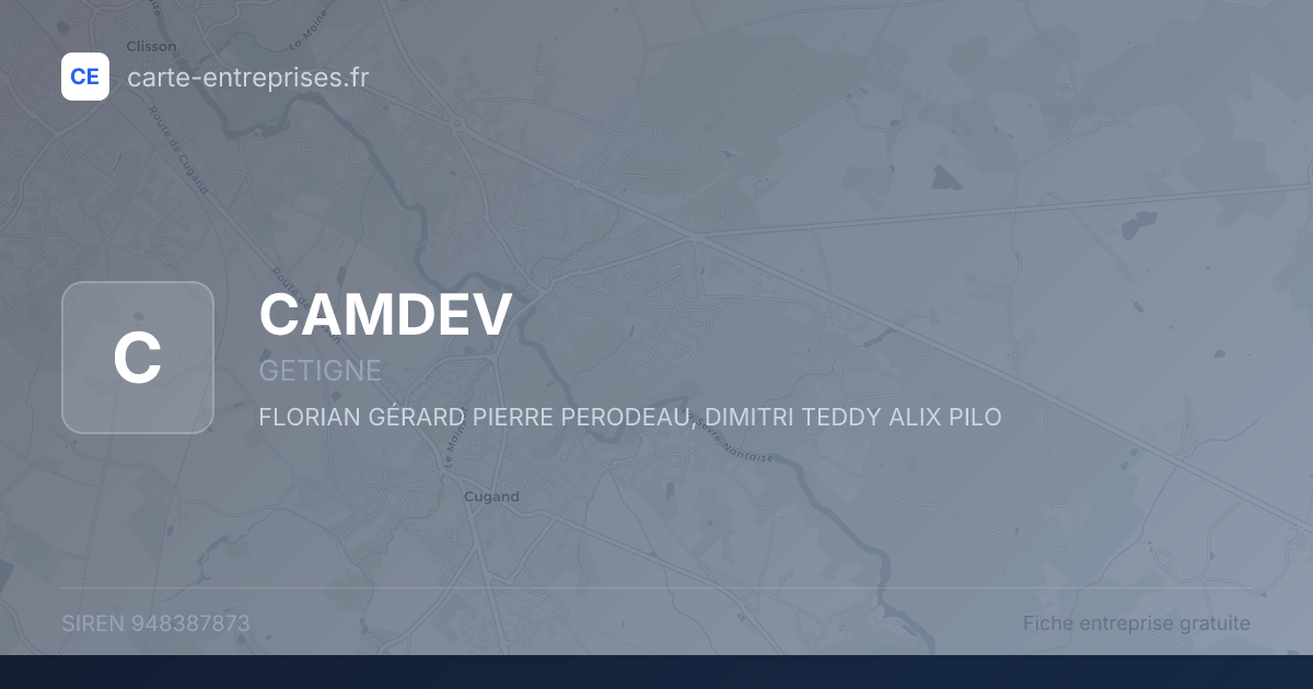 CAMDEV — 948387873 — fiche entreprise