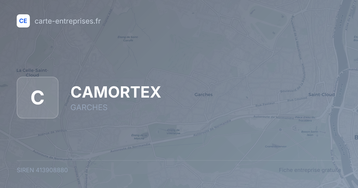 CAMORTEX — 413908880 — fiche entreprise