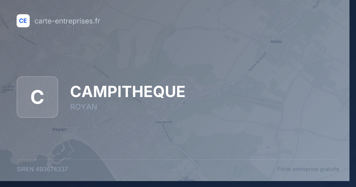 CAMPITHEQUE — 493674337 — fiche entreprise