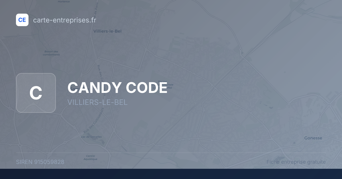 CANDY CODE — 915059828 — fiche entreprise