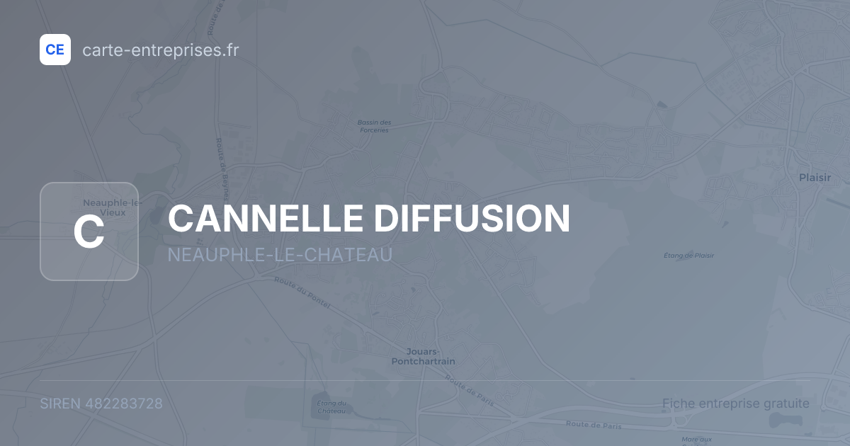CANNELLE DIFFUSION — 482283728 — fiche entreprise