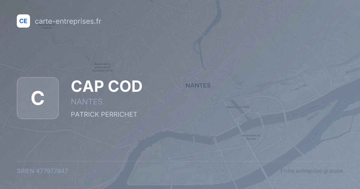 CAP COD — 477977847 — fiche entreprise