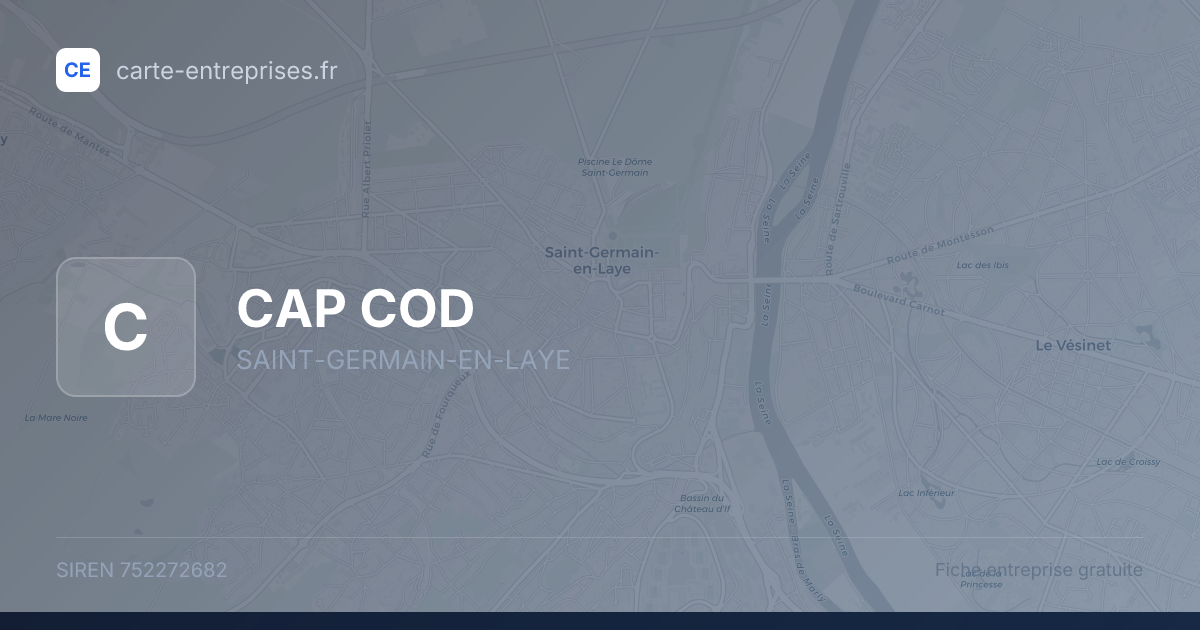 CAP COD — 752272682 — fiche entreprise
