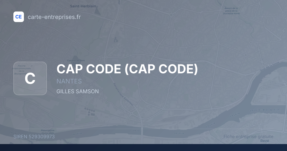 CAP CODE — 529309973 — fiche entreprise